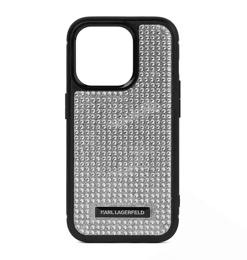 Karl Lagerfeld Karl Logo Rhinestone Case for iPhone 16 Pro and Pro Max