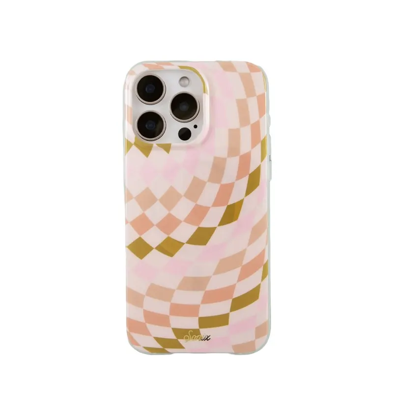 Sonix Checkered Neutrals MagSafe Compatible Case for iPhone 16 Pro/Pro Max