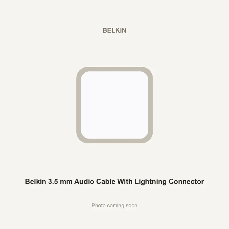 Belkin 3.5 mm Audio Cable With Lightning Connector