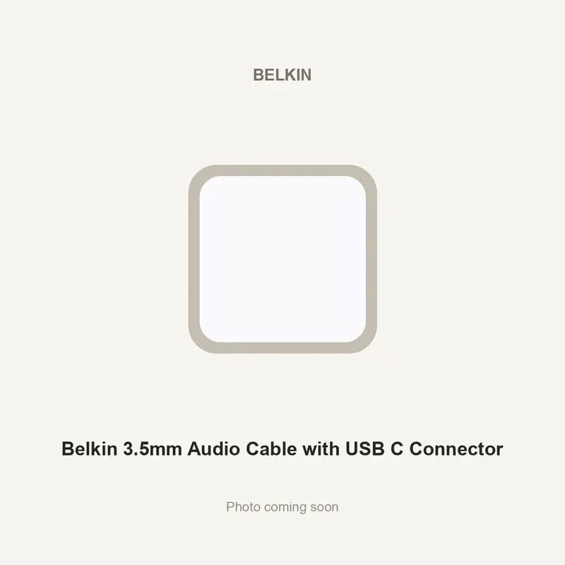 Belkin 3.5mm Audio Cable with USB C Connector