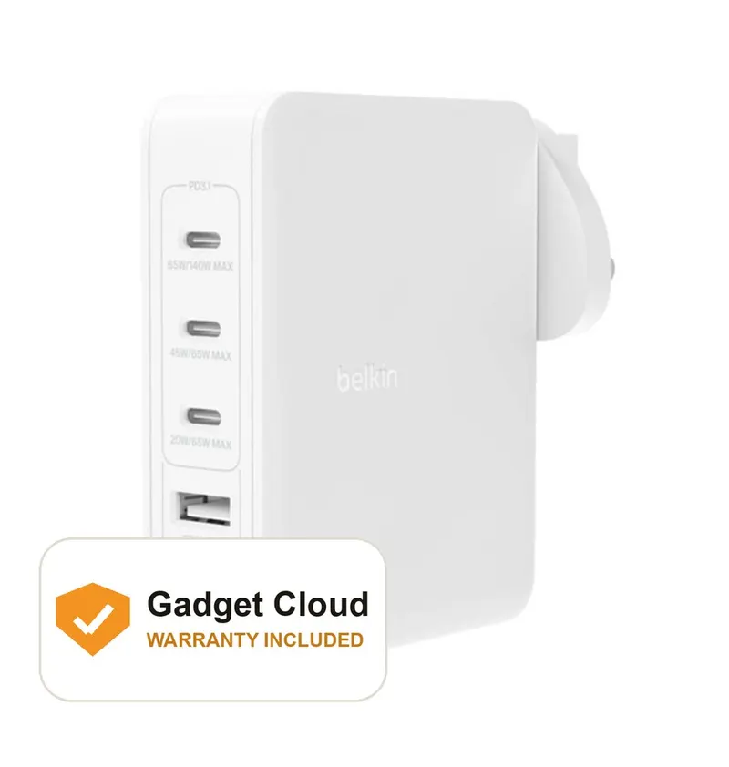Belkin BoostCharge Pro 140W 4 Port GaN Wall Charger