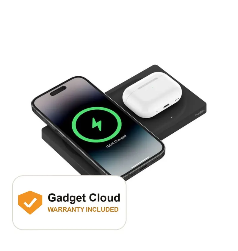 Belkin 2 in 1 Wireless Charging Pad with MagSafe Charging 15W