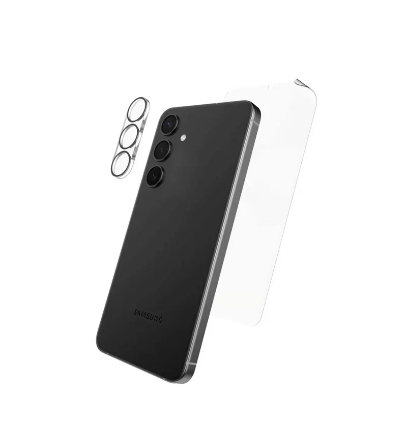 Tech21 ImpactShield Screen Protector With Camera Protector for Galaxy S24 Plus