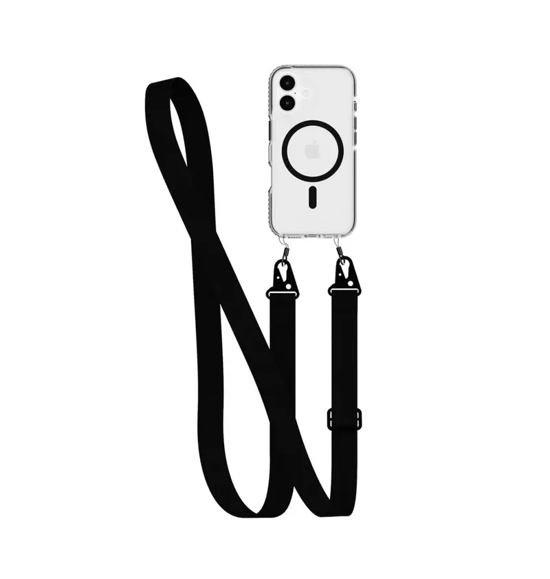 Tech21 EvoCrystal Case With Cross Body for iPhone 16