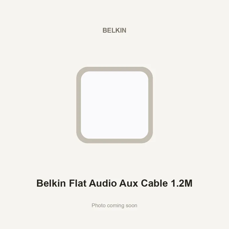 Belkin Flat Audio Aux Cable 1.2M