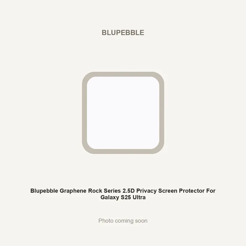 Blupebble Graphene Rock Series 2.5D Privacy Screen Protector For Galaxy S25 Ultra
