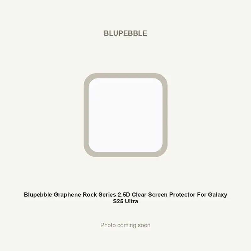 Blupebble Graphene Rock Series 2.5D Clear Screen Protector For Galaxy S25 Ultra