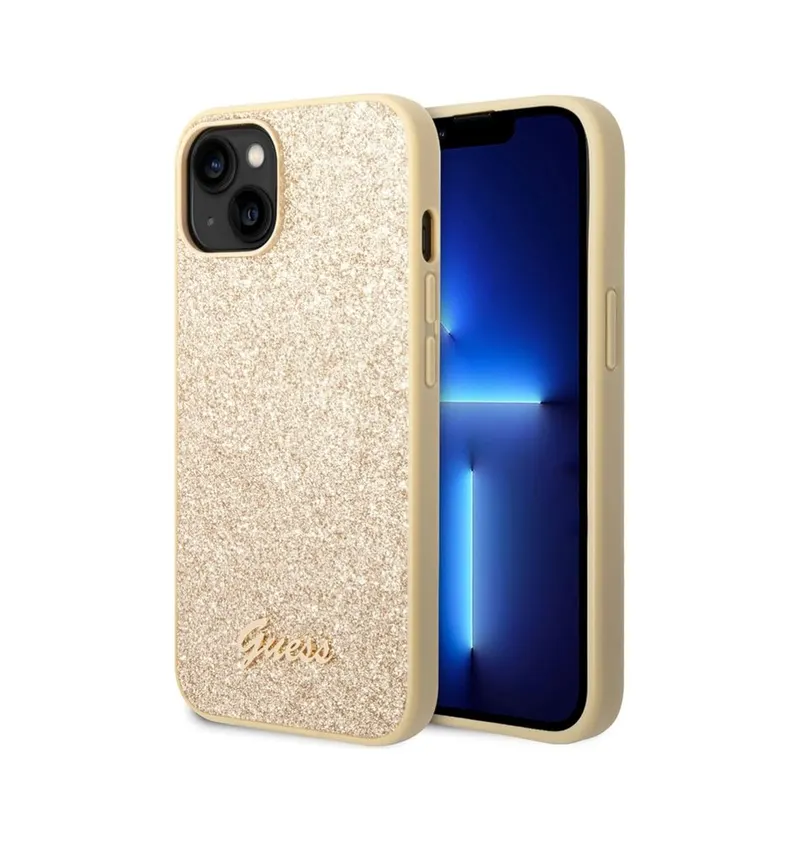 CG Mobile Guess Glitter Flakes Case for iPhone 15 and 15 Plus