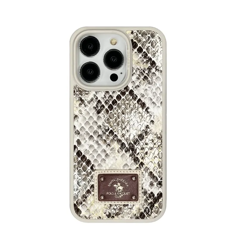 Santa Barbara Sagar Series Genuine Leather Case for iPhone 15 Pro and Pro Max