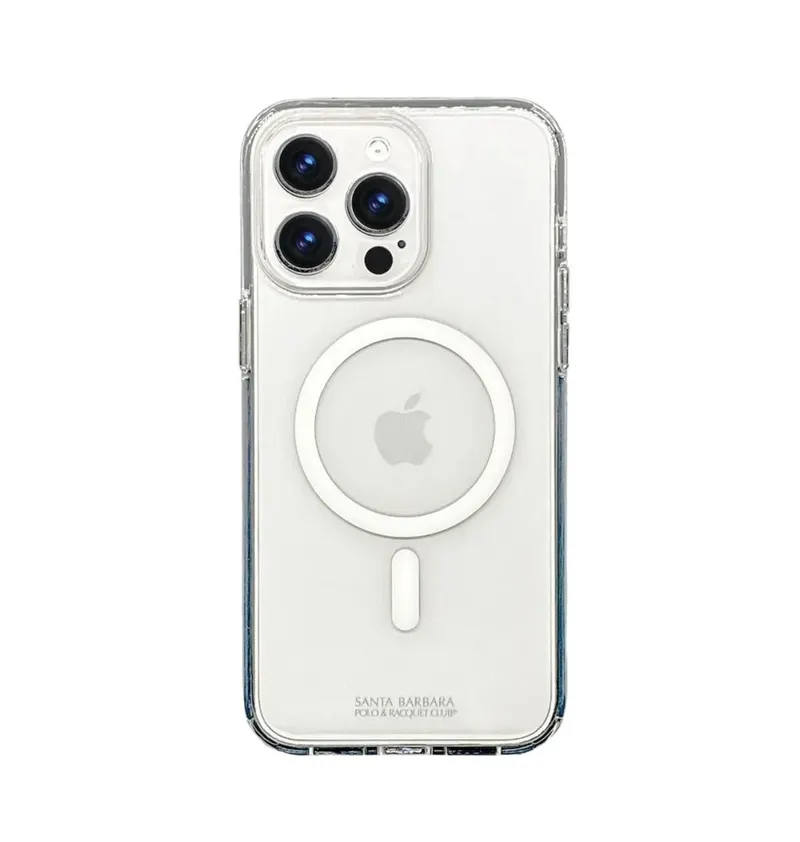 Santa Barbara Glenn Series Transparent Magsafe Cover for iPhone 15 Pro and Pro Max