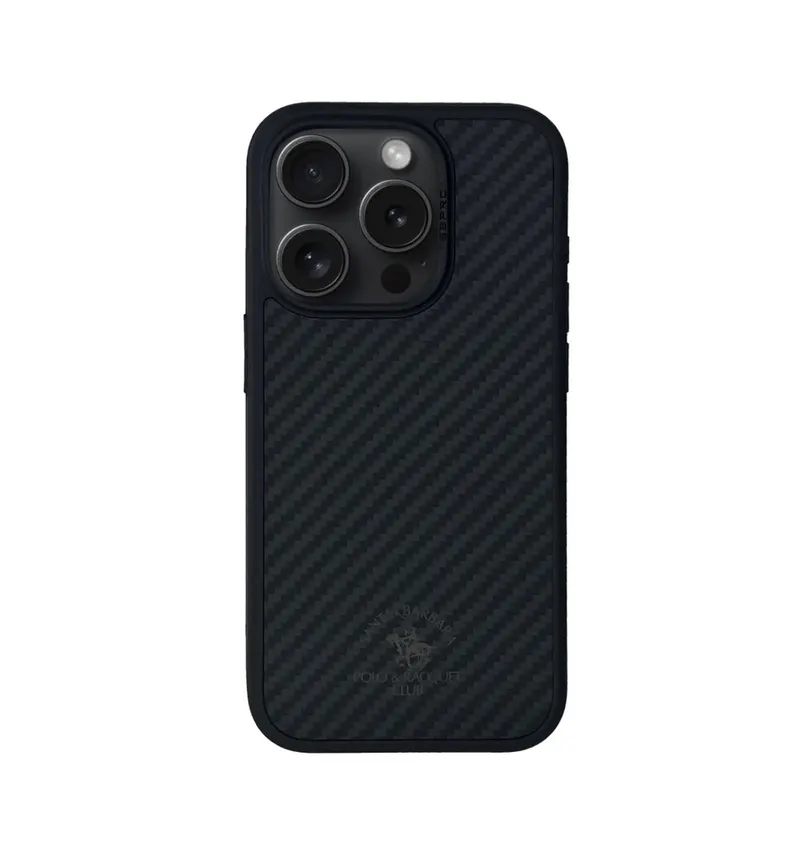 Santa Barbara Elvis Series Carbon Fibre Case for iPhone 15 Pro and Pro Max