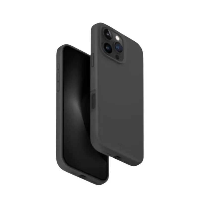 Uniq Lino Hue Hybrid Silicone Case with Magnetic Charging for iPhone 16 Pro and 16 Pro Max