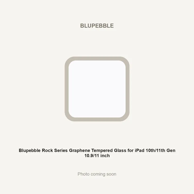 Blupebble Rock Series Graphene Tempered Glass for iPad 10th/11th Gen 10.9/11 inch