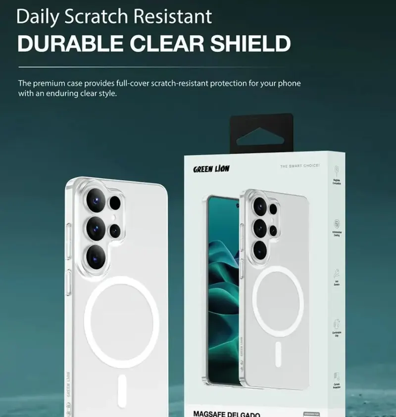 Green Lion Delgado PC Case for S24 Ultra