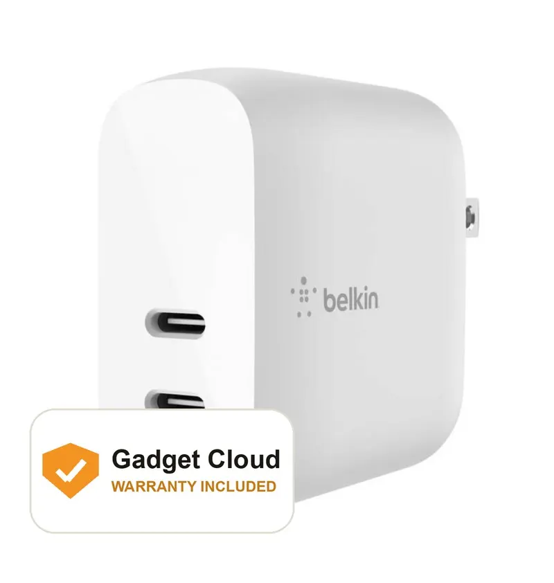 Belkin Boost Charge Dual USB C PD Wall Charger 40W