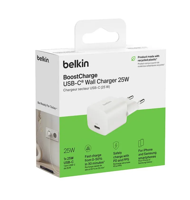 Belkin BoostCharge USB-C Wall Charger 25W
