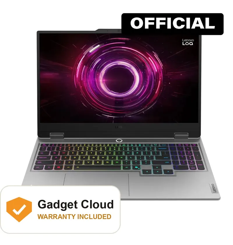 Lenovo LOQ 15 15AHP10 AMD Ryzen 5 220 NVIDIA GeForce RTX 5050 15.6-inch FHD Gaming Laptop