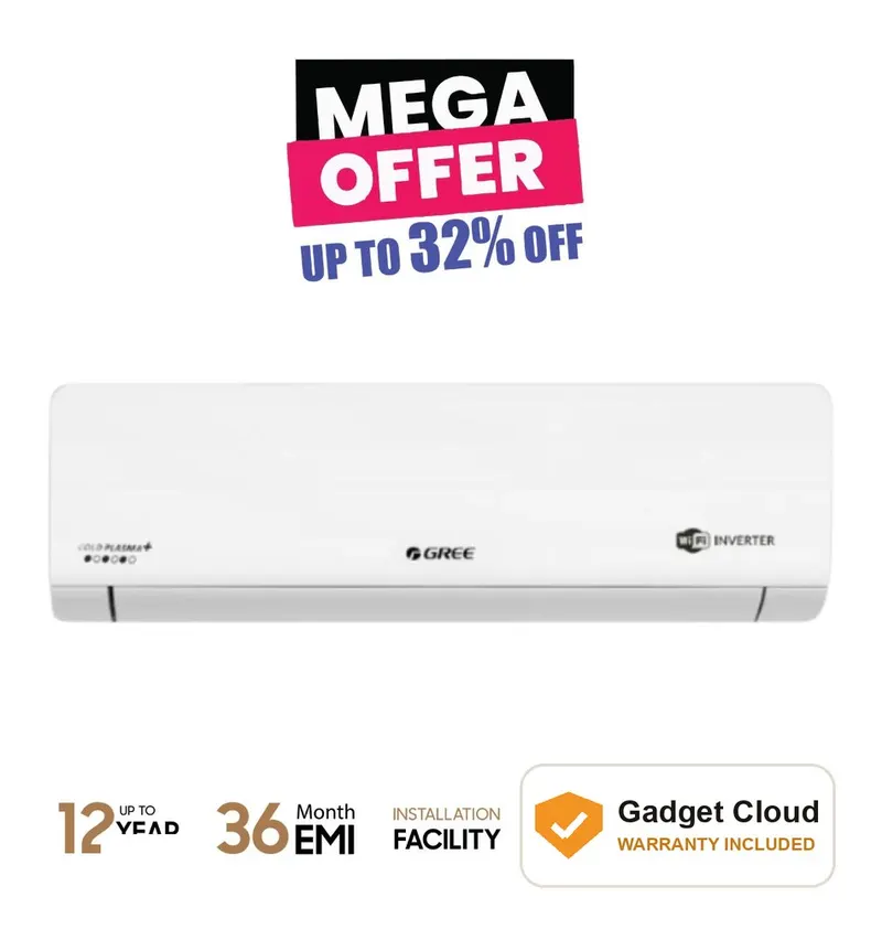 Gree GS-12XCOA3V Cosmo Split Inverter Air Conditioner 1 Ton