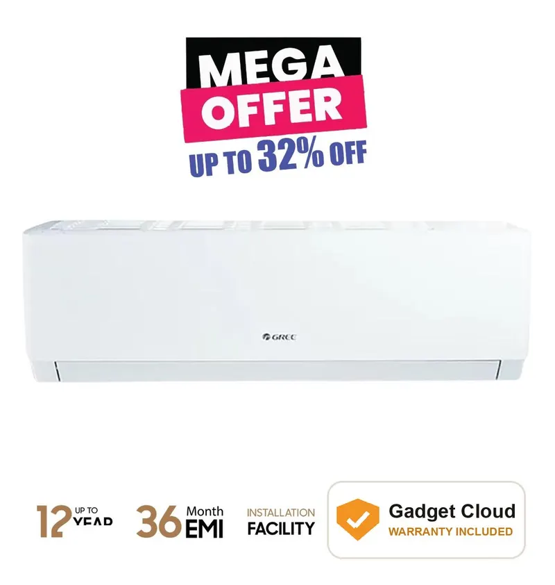 Gree GS-12XPUV32 Split Type Inverter Air Conditioner 1 Ton