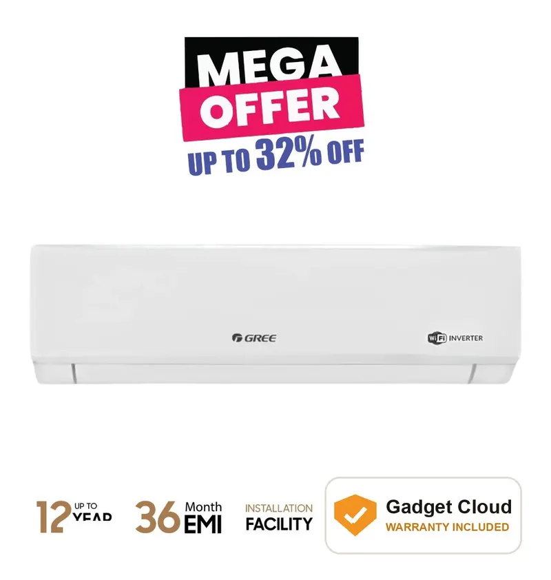 Gree GS-12XSMA4V Shimo Split Inverter Air Conditioner 1 Ton