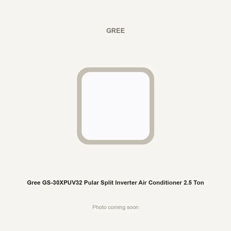 Gree GS-30XPUV32 Pular Split Inverter Air Conditioner 2.5 Ton