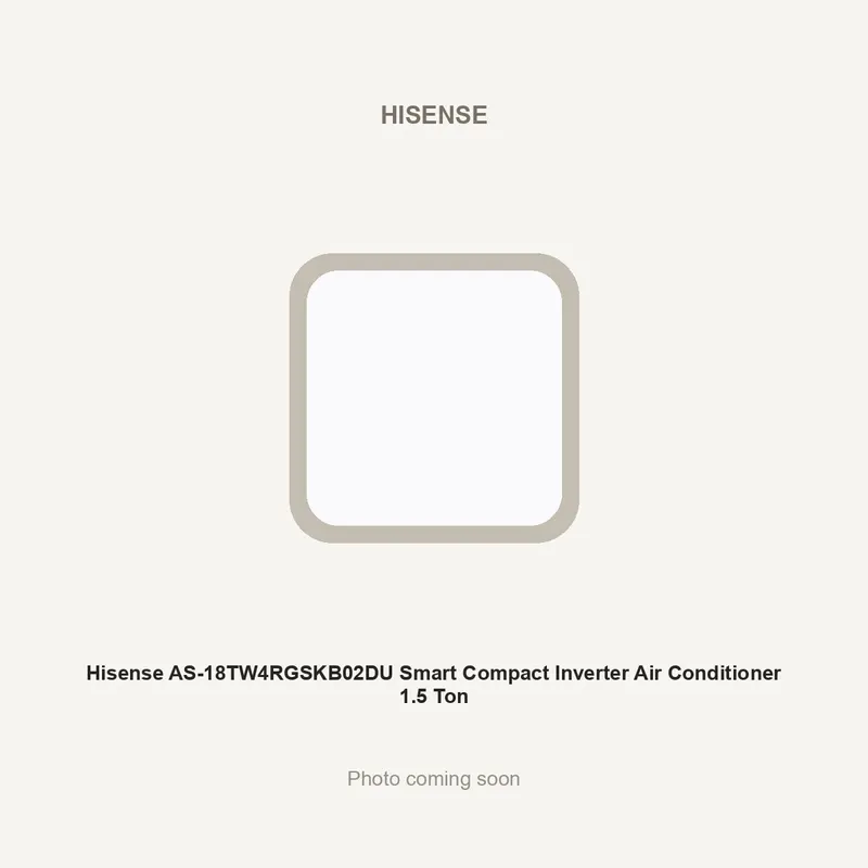 Hisense AS-18TW4RGSKB02DU Smart Compact Inverter Air Conditioner 1.5 Ton