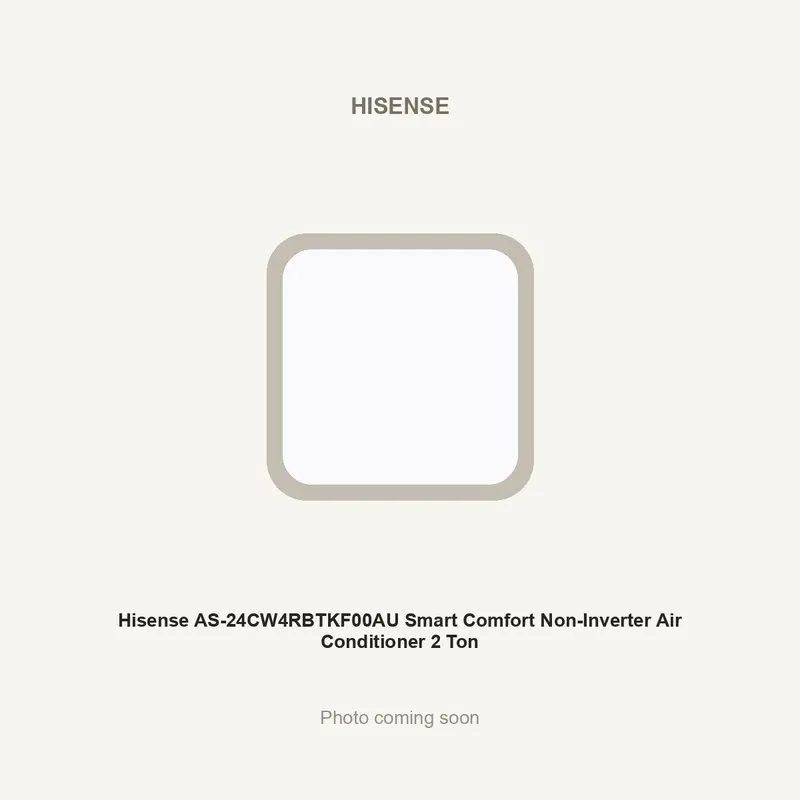 Hisense AS-24CW4RBTKF00AU Smart Comfort Non-Inverter Air Conditioner 2 Ton