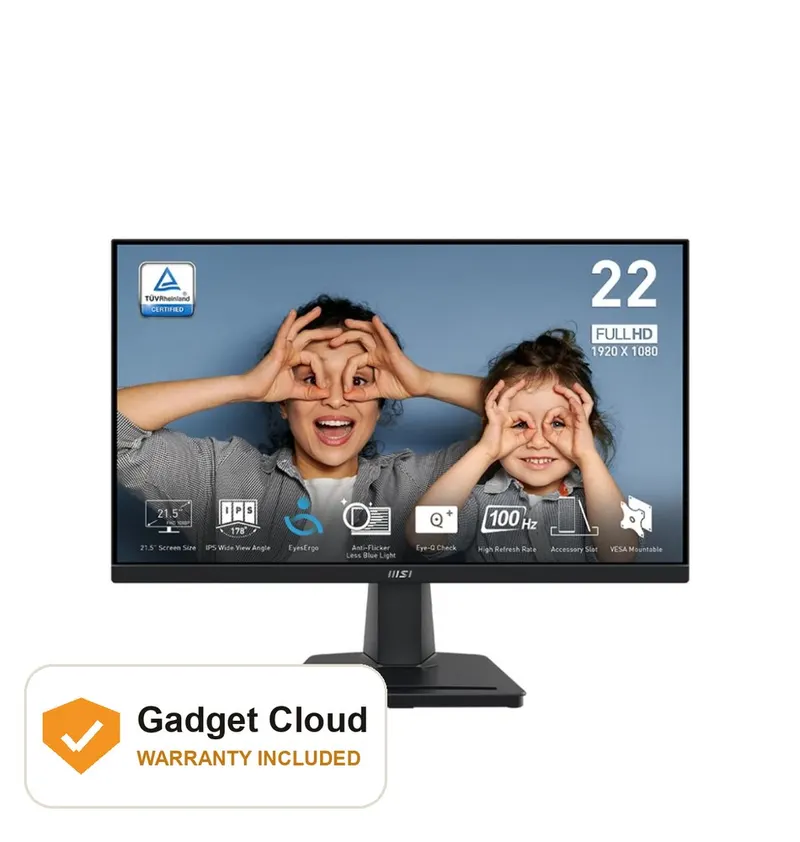 MSI PRO MP225 21.5" 100Hz IPS FHD Monitor