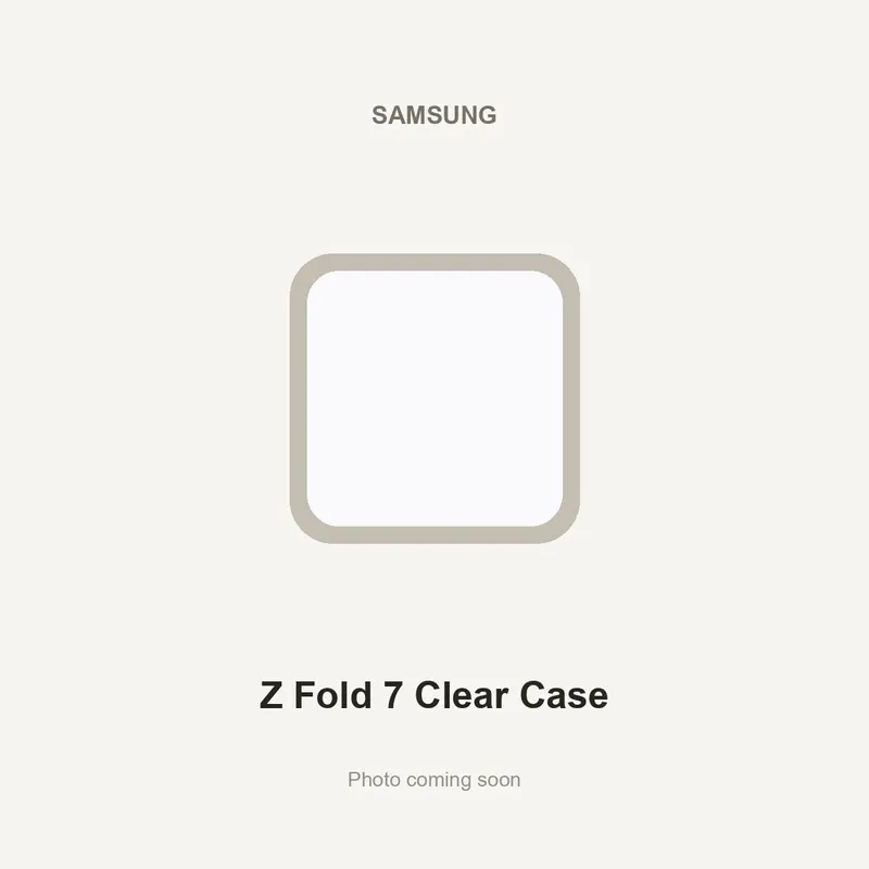 Z Fold 7 Clear Case