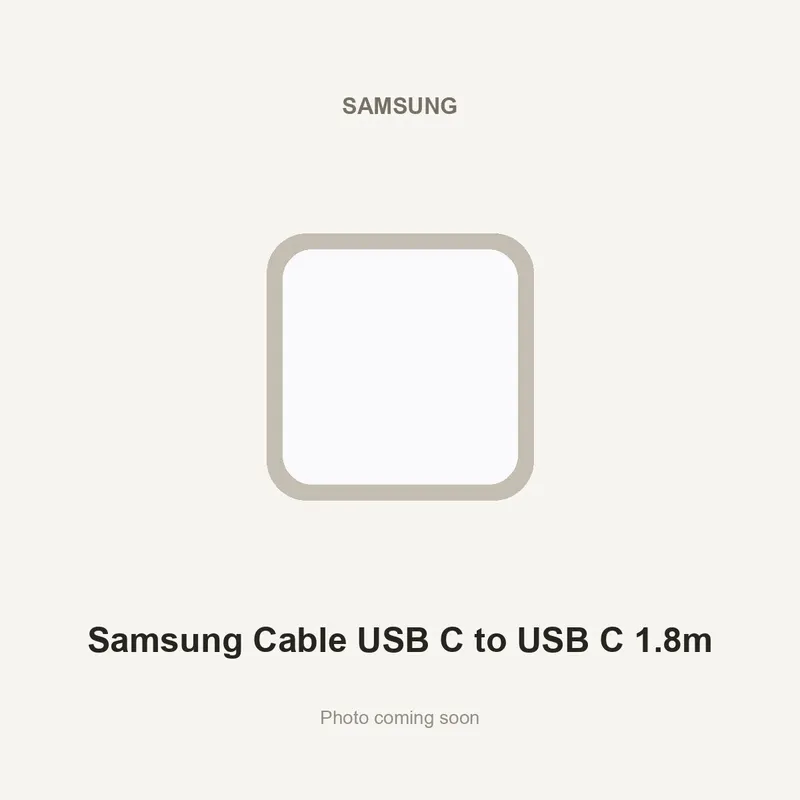 Samsung Cable USB C to USB C 1.8m