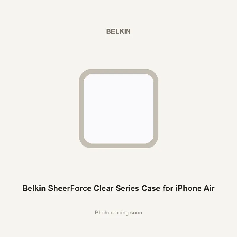 Belkin SheerForce Clear Series Case for iPhone Air