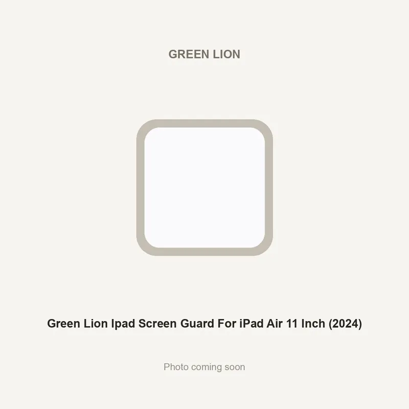 Green Lion Ipad Screen Guard For iPad Air 11 Inch (2024)
