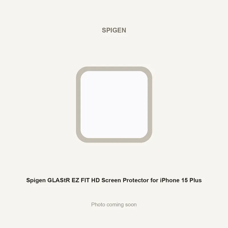 Spigen GLAStR EZ FIT HD Screen Protector for iPhone 15 Plus