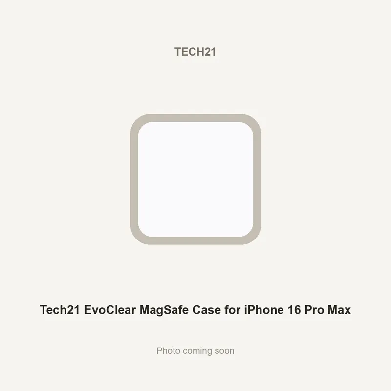Tech21 EvoClear MagSafe Case for iPhone 16 Pro Max